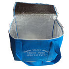 Donkerblauwe Lunchdoos Geïsoleerde Koelere Zakken voor Mensen, 2mm Aluminium EPE binnen