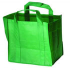 De douane drukte PromotieBoodschappentassen het Winkelen Totalisators in Groen/, Purple/Wit