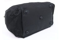 Aangepaste Draagbare Zwarte Duffel doet Materiaal van de Bagage het Modieuze 600D Polyester in zakken