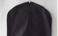Het Leer van luxepvc het Hangen borduurt het Kledingstukzak van de kostuumbeschermer vervoert de Zwarte van de Kostuumdekking