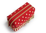 Reis de Kosmetische Zakken van rode Kosmetische Modieuze Handtassen van de Katoenen Vrouwen